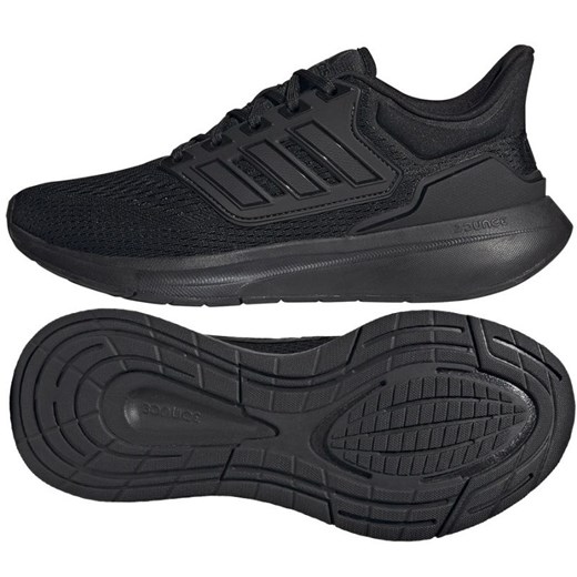 Buty do biegania adidas EQ21 Run W H00545 czarne ze sklepu ButyModne.pl w kategorii Buty sportowe damskie - zdjęcie 156926711