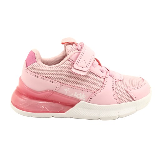 ADI sportowe dziewczęce American Club ES72/22 Pink różowe ze sklepu ButyModne.pl w kategorii Buty sportowe dziecięce - zdjęcie 156926843