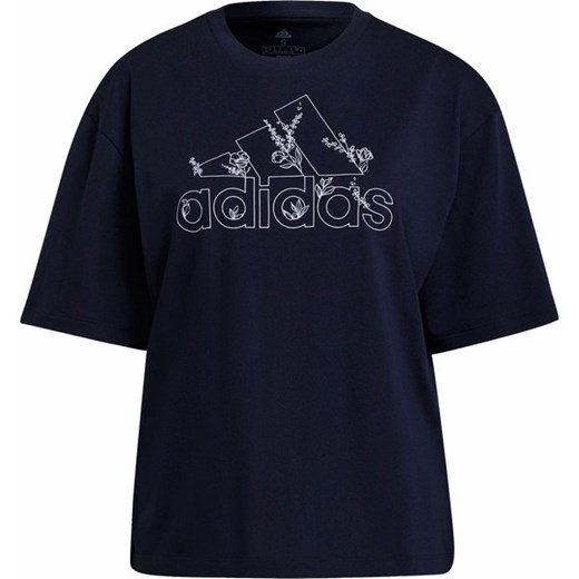 Koszulka damska Soft Floral Logo Graphic Tee Adidas XS okazyjna cena SPORT-SHOP.pl