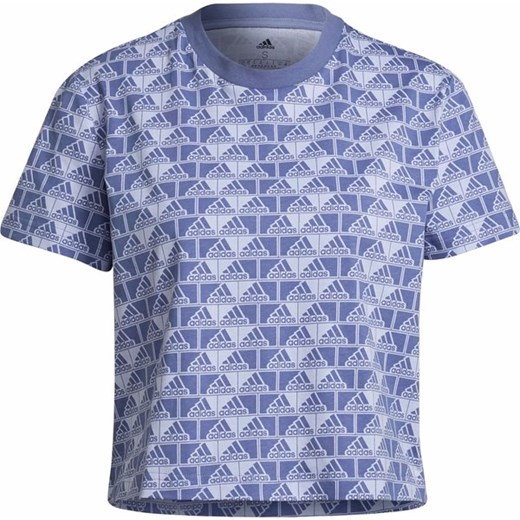 Koszulka damska Brand Love Cropped Tee Adidas ze sklepu SPORT-SHOP.pl w kategorii Bluzki damskie - zdjęcie 156948072