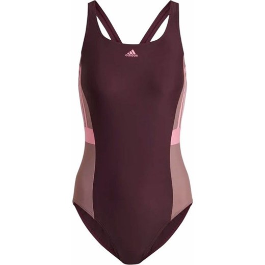 Kostium kąpielowy damski 3-Stripes Colorblock Adidas ze sklepu SPORT-SHOP.pl w kategorii Stroje kąpielowe - zdjęcie 156955804