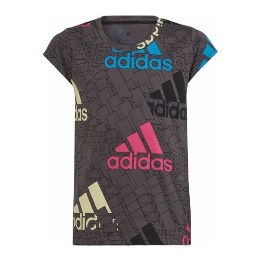 Koszulka juniorska Essentials Brand Love Adidas ze sklepu SPORT-SHOP.pl w kategorii Bluzki dziewczęce - zdjęcie 156956334