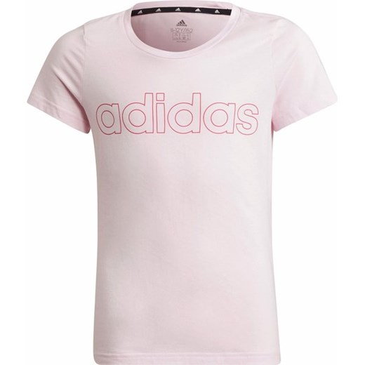 Koszulka juniorska Essentials Design Adidas ze sklepu SPORT-SHOP.pl w kategorii Bluzki dziewczęce - zdjęcie 156956341