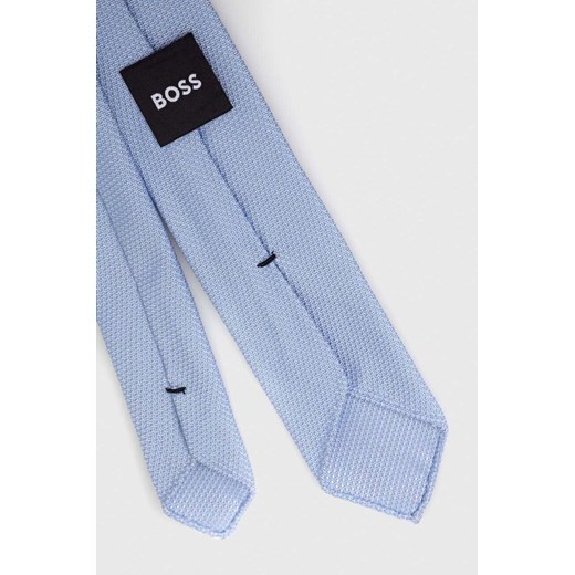 BOSS krawat kolor niebieski ONE ANSWEAR.com