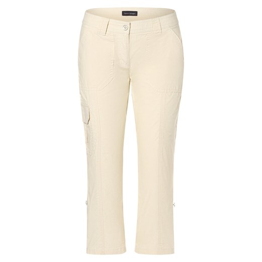 Franco Callegari Spodnie Kobiety Bawełna waniliowy jednolity ze sklepu vangraaf w kategorii Spodnie damskie - zdjęcie 157030661