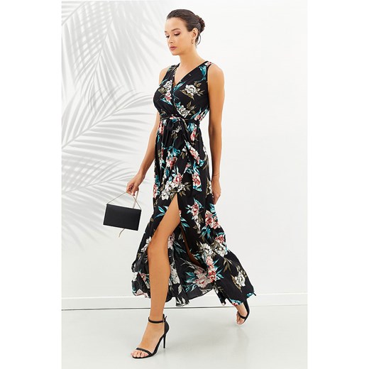 LA Angels Sukienka w kolorze czarnym ze wzorem La Angels XL Limango Polska