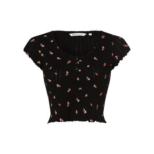 Tom Tailor Denim T-shirt damski Kobiety Bawełna czarny wzorzysty ze sklepu vangraaf w kategorii Bluzki damskie - zdjęcie 157035523