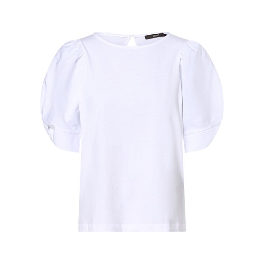 Esprit Collection T-shirt damski Kobiety Bawełna biały jednolity XS vangraaf