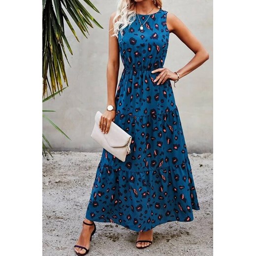 Sukienka LASONTA BLUE S Ivet Shop okazyjna cena