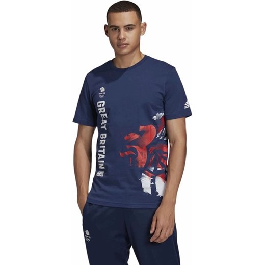Koszulka męska Team Great Britain Graphic Adidas ze sklepu SPORT-SHOP.pl w kategorii T-shirty męskie - zdjęcie 157037624