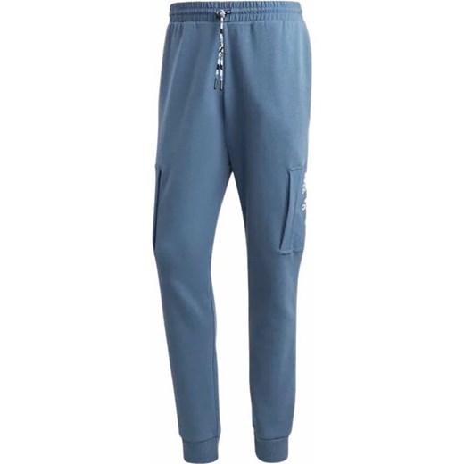 Spodnie dresowe męskie Essentials BrandLove Fleece Adidas ze sklepu SPORT-SHOP.pl w kategorii Spodnie męskie - zdjęcie 157038283