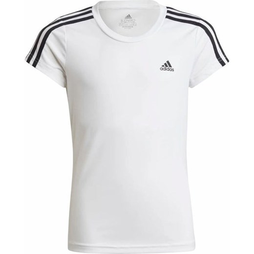 Koszulka dziewczęca Designed 2 Move 3-Stripes Tee Adidas ze sklepu SPORT-SHOP.pl w kategorii Bluzki dziewczęce - zdjęcie 157038631