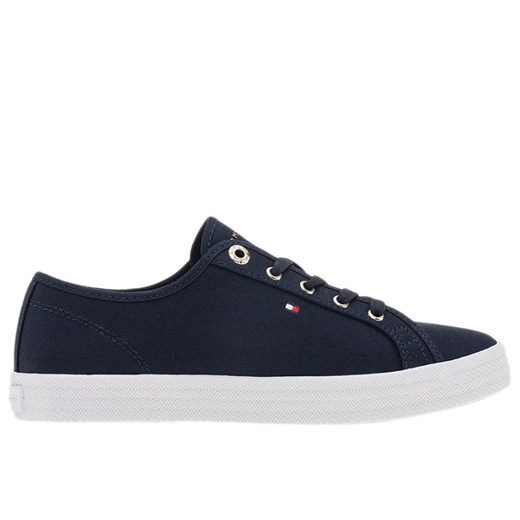 Buty Tommy Hilfiger Essential Vulcanized Sneaker FW0FW07119-DW6 - granatowe ze sklepu streetstyle24.pl w kategorii Trampki damskie - zdjęcie 157043514