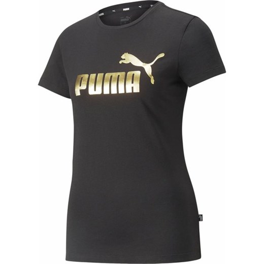 Koszulka damska ESS+ Metallic Logo Tee Puma ze sklepu SPORT-SHOP.pl w kategorii Bluzki damskie - zdjęcie 157048762