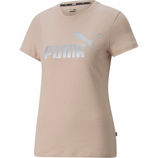 Bluzka damska różowa Puma w sportowym stylu