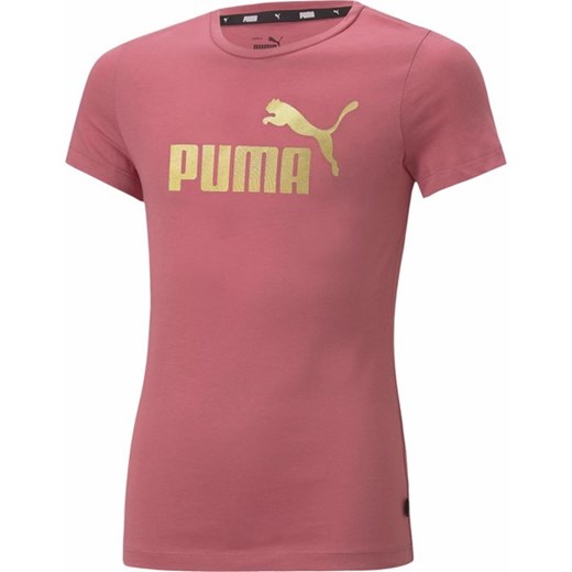 Koszulka juniorska ESS+ Logo Tee Puma ze sklepu SPORT-SHOP.pl w kategorii Bluzki dziewczęce - zdjęcie 157049520