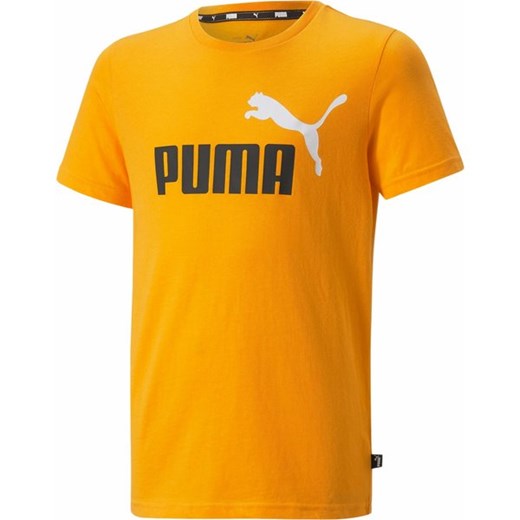 Koszulka juniorska Essentials+ 2 Colour Logo Tee Puma Puma 128cm wyprzedaż SPORT-SHOP.pl