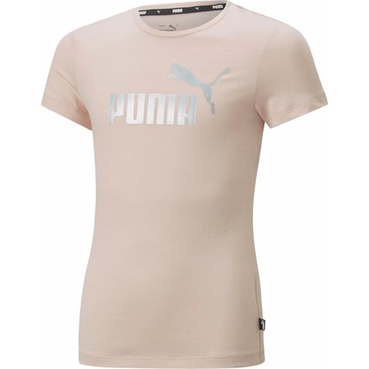 Koszulka juniorska ESS+ Logo Tee Puma ze sklepu SPORT-SHOP.pl w kategorii Bluzki dziewczęce - zdjęcie 157049642