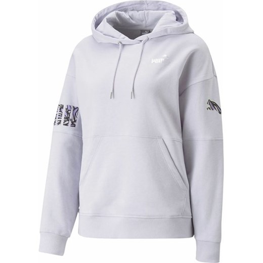 Bluza damska Power Nova Shine Colorblock Hoodie Puma ze sklepu SPORT-SHOP.pl w kategorii Bluzy damskie - zdjęcie 157052091