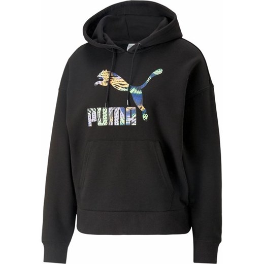 Bluza damska Classics Logo Infill Hoodie Puma ze sklepu SPORT-SHOP.pl w kategorii Bluzy damskie - zdjęcie 157052111