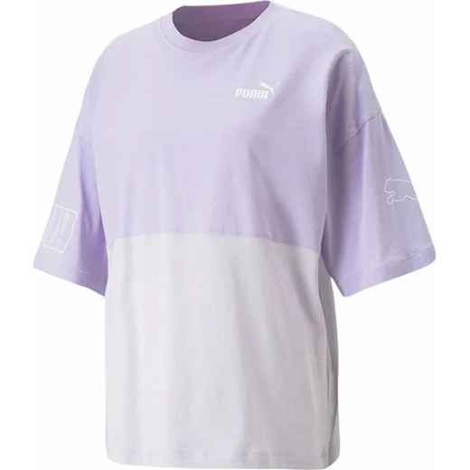 Koszulka damska Colorblock Tee Puma ze sklepu SPORT-SHOP.pl w kategorii Bluzki damskie - zdjęcie 157052113