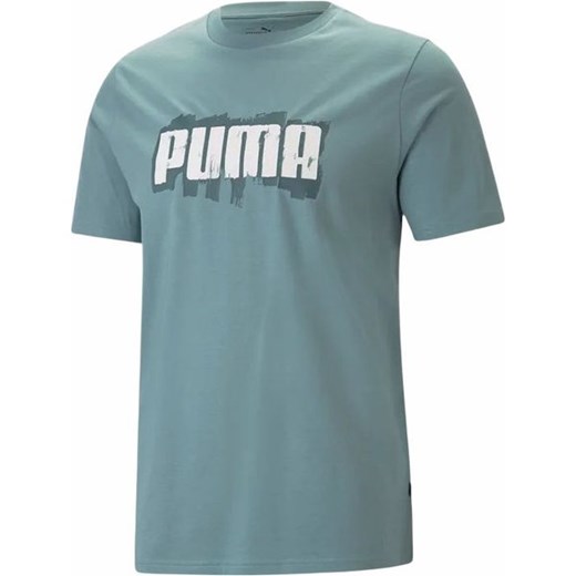 T-shirt męski Puma z krótkimi rękawami niebieski 
