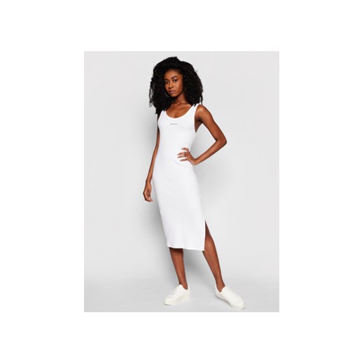 Calvin Klein Jeans Sukienka codzienna J20J216177 Biały Slim Fit XS MODIVO okazyjna cena