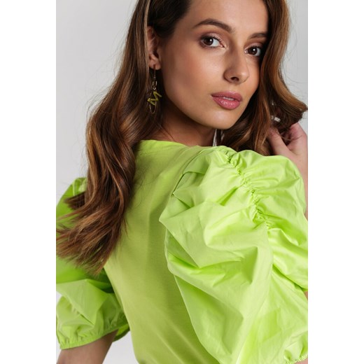 Limonkowa Bluzka Candice Renee S promocja Renee odzież