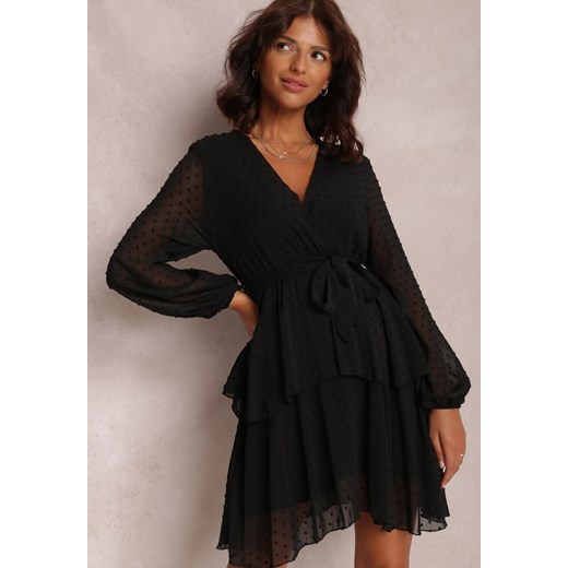 Czarna Sukienka Shadebinder ze sklepu Renee odzież w kategorii Sukienki - zdjęcie 157054740