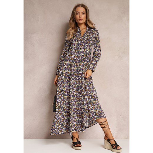 Fioletowa Sukienka Kelathyia ze sklepu Renee odzież w kategorii Sukienki - zdjęcie 157055100