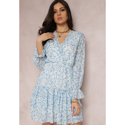 Jasnoniebieska Sukienka Kyrinda Renee S promocja Renee odzież