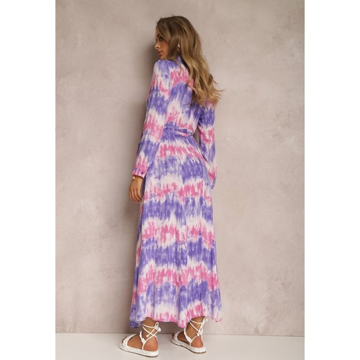 Liliowa Sukienka Thronanthe Renee XS promocja Renee odzież