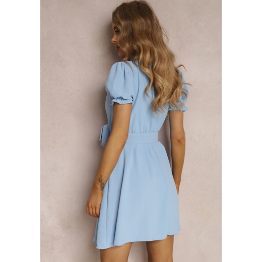 Niebieska Sukienka Thesperis Renee S promocja Renee odzież