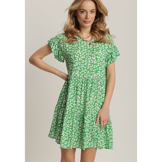 Zielona Sukienka Wysevera ze sklepu Renee odzież w kategorii Sukienki - zdjęcie 157056104