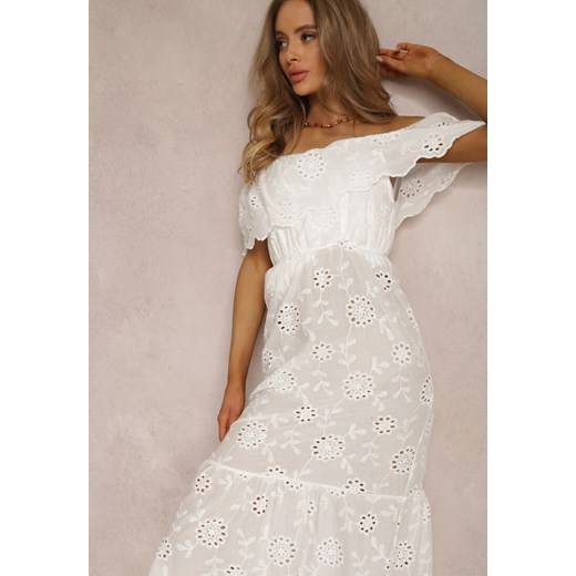 Biała Sukienka Leumene Renee S wyprzedaż Renee odzież