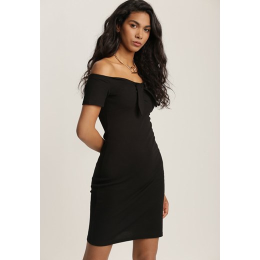 Czarna Sukienka Aquita ze sklepu Renee odzież w kategorii Sukienki - zdjęcie 157056241