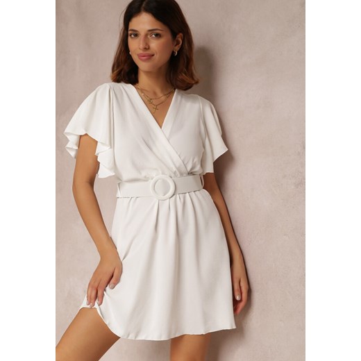 Biała Sukienka Cordeve Renee S promocyjna cena Renee odzież