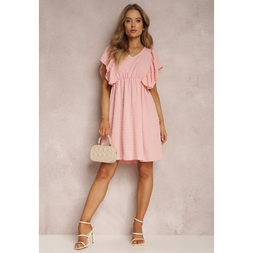 Różowa Sukienka Phirryn ze sklepu Renee odzież w kategorii Sukienki - zdjęcie 157057273