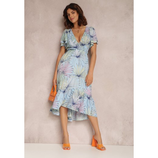 Jasnoniebieska Sukienka Daphnise ze sklepu Renee odzież w kategorii Sukienki - zdjęcie 157057432