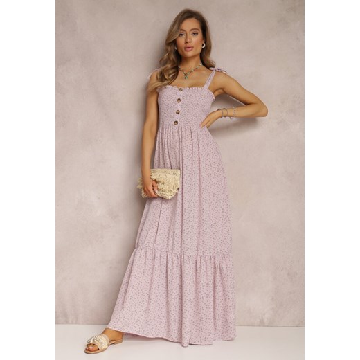 Liliowa Sukienka Periliria ze sklepu Renee odzież w kategorii Sukienki - zdjęcie 157057872