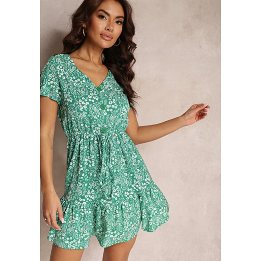 Zielona Sukienka Rhaenalise ze sklepu Renee odzież w kategorii Sukienki - zdjęcie 157057912