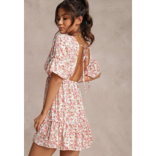 Różowa Sukienka Lanantel ze sklepu Renee odzież w kategorii Sukienki - zdjęcie 157057932