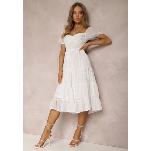 Biała Sukienka Nephia Renee S okazyjna cena Renee odzież