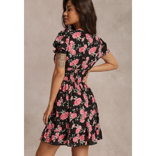 Czarna Sukienka Gwenheda Renee M okazja Renee odzież