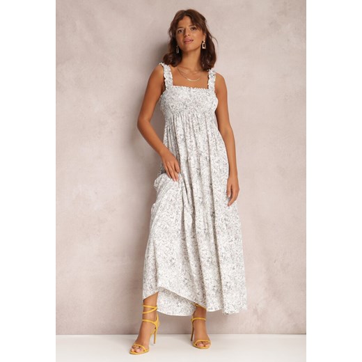 Biała Sukienka Nenaler ze sklepu Renee odzież w kategorii Sukienki - zdjęcie 157058292