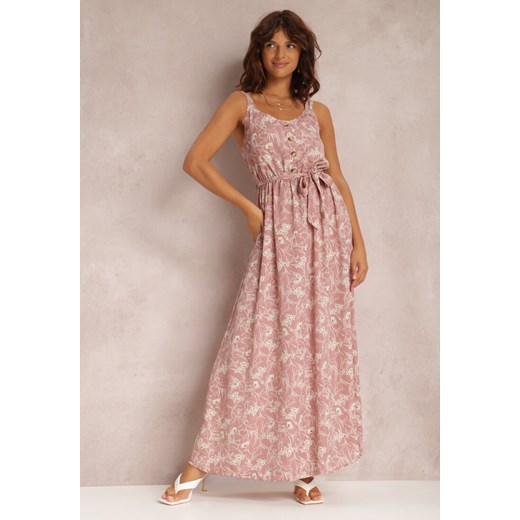 Różowa Sukienka Zixasto ze sklepu Renee odzież w kategorii Sukienki - zdjęcie 157058512