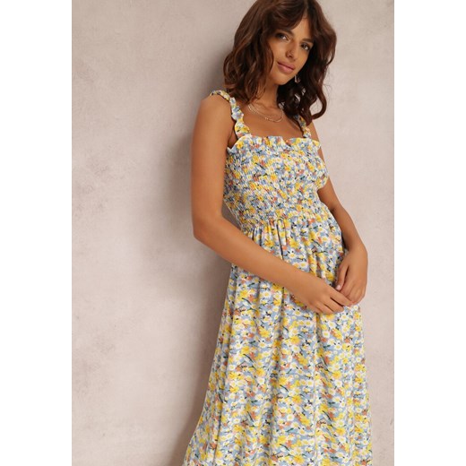 Niebieska Sukienka Dardola ze sklepu Renee odzież w kategorii Sukienki - zdjęcie 157058562