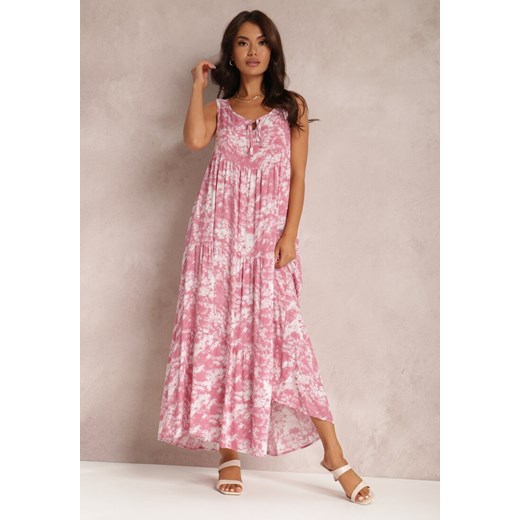 Różowa Sukienka Fumezi ze sklepu Renee odzież w kategorii Sukienki - zdjęcie 157058692
