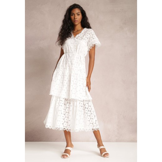 Biała Sukienka Seraph Renee M okazyjna cena Renee odzież