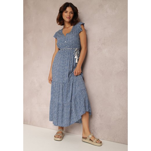Niebieska Sukienka Tudielle ze sklepu Renee odzież w kategorii Sukienki - zdjęcie 157058782